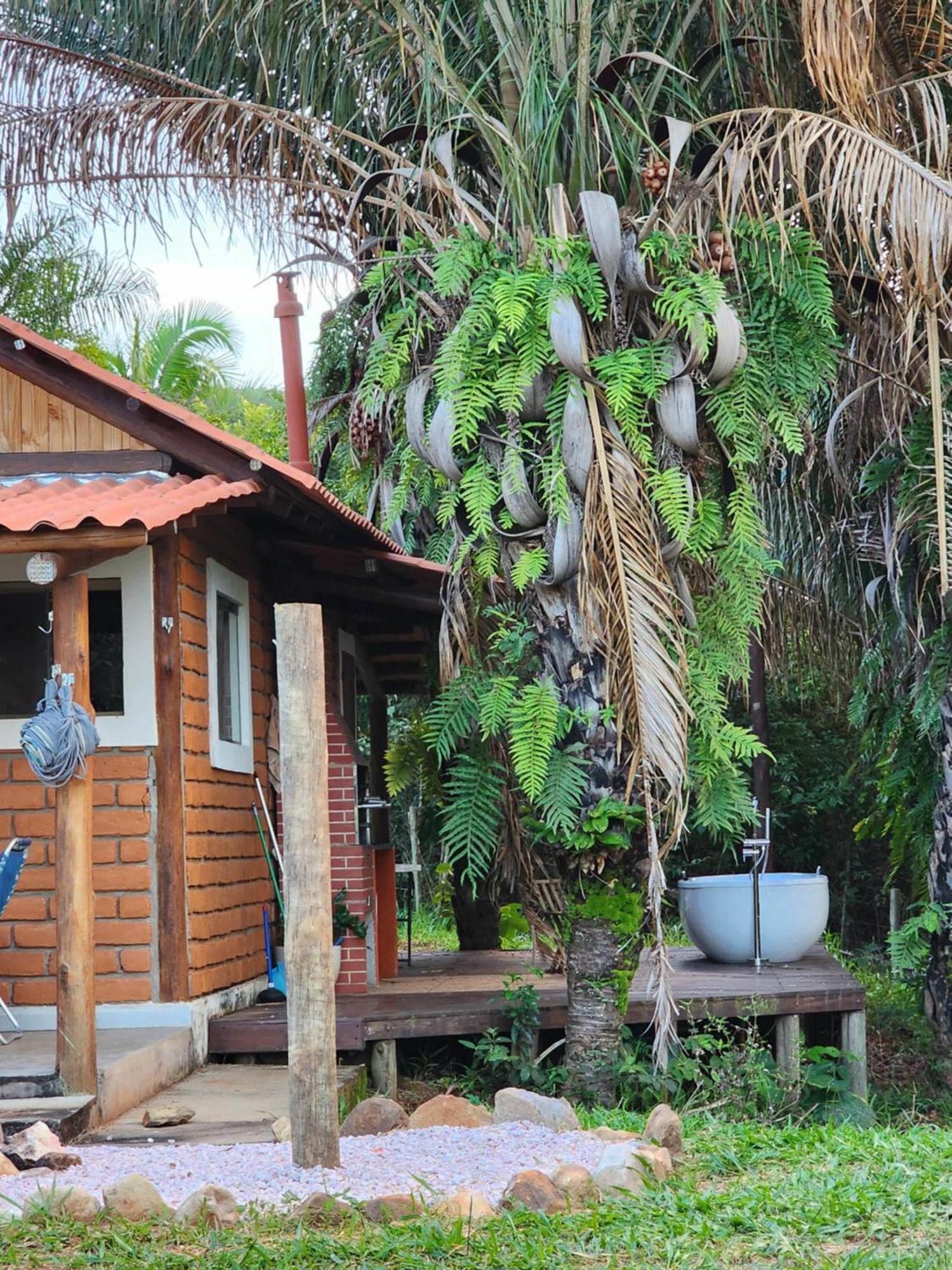 Refugio No Meio Da Natureza - Chale Pe De Serra Алту-Параизу-ди-Гояс Экстерьер фото