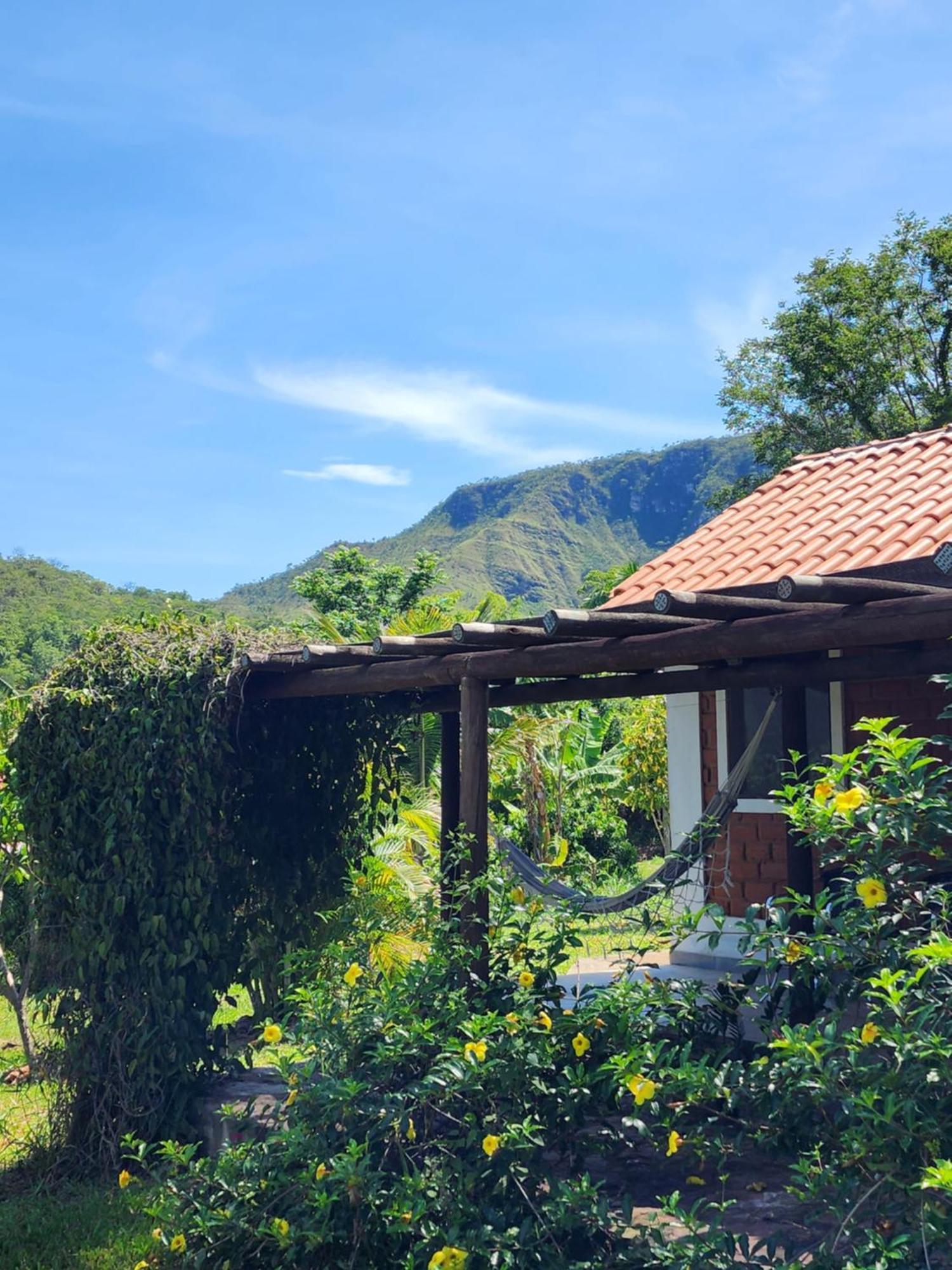 Refugio No Meio Da Natureza - Chale Pe De Serra Алту-Параизу-ди-Гояс Экстерьер фото