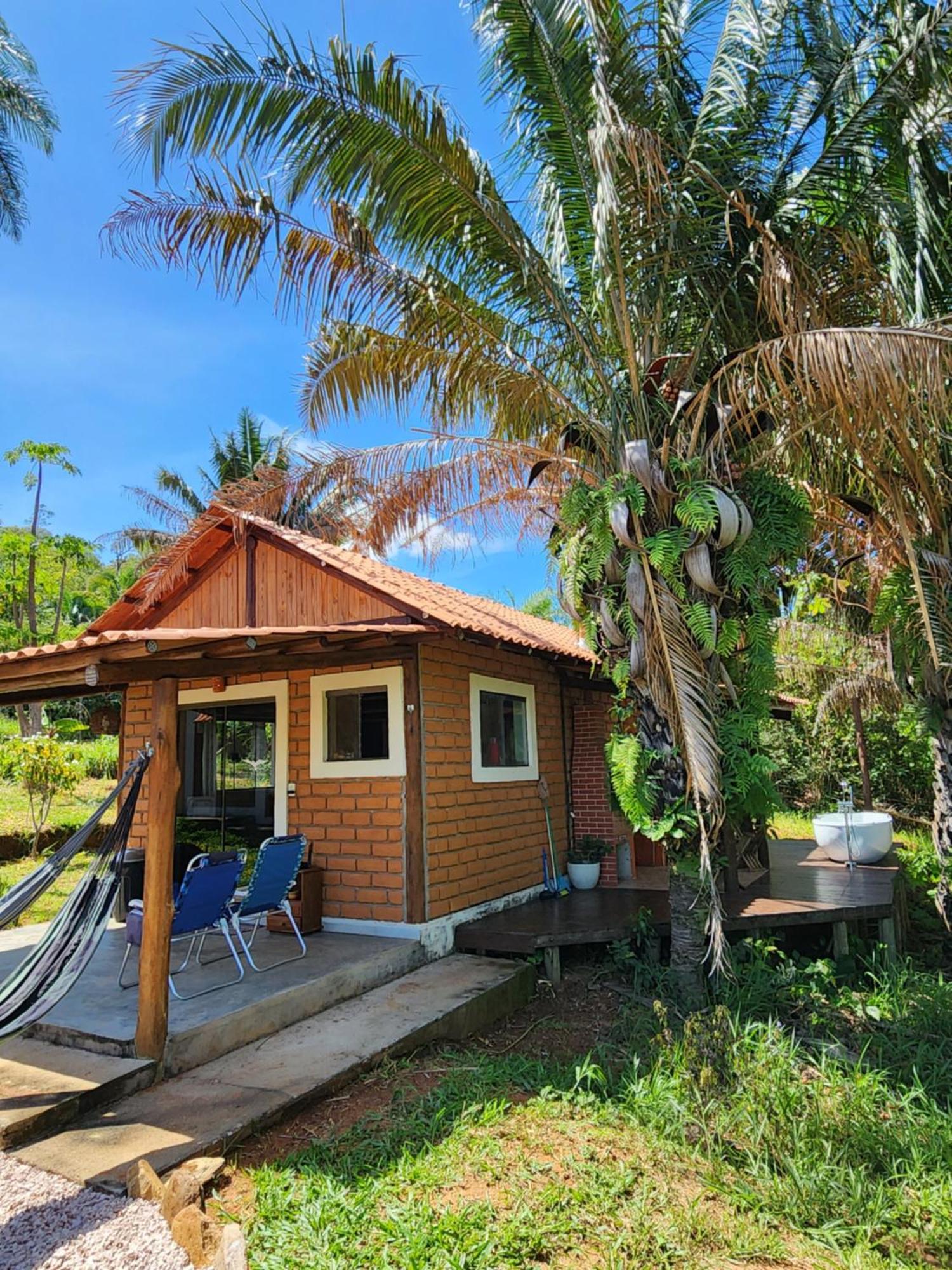 Refugio No Meio Da Natureza - Chale Pe De Serra Алту-Параизу-ди-Гояс Экстерьер фото